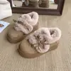 Zapatos Birkenstock de diseño vanguardista con suela gruesa y forro de pelo para mujer, nuevos lanzamientos Otoño/Invierno 2026, para uso exterior, versátiles, cálidos, cómodos, zapatos grandes de algodón