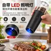 Molino de Pimienta Eléctrico Hogareño Cocina Condimento Sal Marina Pimienta en Polvo Artefacto Moler Granos de Pimienta Negra Granos de Pimienta de Sichuan Botella Molinillo