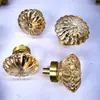Maçaneta de Latão com Cristal, Maçaneta de Gaveta Simples Estilo Francês, Maçaneta de Porta de Guarda-Roupa Cor Champagne Dourado de Luxo Leve, Maçaneta sem Furo