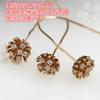 9 MM fundição de cobre afiação zircão flor coração flor núcleo material diy estilo antigo jade flor acessórios Qifeng hardware