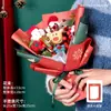 [Personalización de Pedido Pequeño] Ramo de Muñeco de Navidad Flor Tejida Oso de Navidad Regalo para Novia Nochebuena Ramo