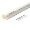 Tubos de conduíte de PVC 1/2 polegada, 3/4 polegada, 1 polegada, tubos de eletricista resistentes à chama para dobra a frio, tubos de proteção de fios pré-embutidos e de montagem superficial, espessados