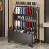 Estante de almacenamiento para paraguas, estante para el hogar, vestíbulo del hotel, almacenamiento comercial de paraguas, cubo, puerta, artefacto colocado, estante colgante para paraguas