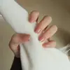 Unhas postiças estampadas curtas, médias e longas direto da fábrica, usando armadura, produtos acabados embalados, atacado para amostras de mapa, podem ser personalizadas