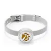 Pulsera de Aromaterapia Pulsera Hebilla para Aceite Esencial Hebilla de Acero de Titanio Reloj Ajustable con Pulsera Árbol de la Vida Fábrica Outlet