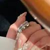 Moda Luxo Leve Super Bonito Série Roxa Anel de Dedo Roxo Brilhante Rosa para Mulheres Anel de Corindo Vermelho Diamante Indústria Pesada de Alta Qualidade