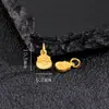 Pingente de Caractere da Fortuna Estilo Antigo Banhado a Ouro Prata S925 Completo Pulseira Colar DIY Novo Estilo Chinês Acessório Versátil de Prata