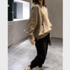 592 Da Ai Mei Yi Yuan 2026 Primavera Cedo Novo Conjunto Casual Gola Redonda Manga Longa Moletom Calça de Moletom Casual Emagrecimento