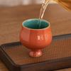 Taza Pequeña Cata de Té Maestro Taza de Té Casera Taza de Cata de Té Mesa de Potencia Cerámica con Esmalte Interior y Exterior Taza de Cata de Té