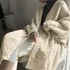 Nuevo cárdigan de punto para otoño e invierno, moda vintage, simple, grueso, holgado, abrigo largo de suéter para mujer con trenzas