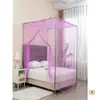 Cama Grande de Retazos con Mosquitero Tradicional para Uso Doméstico, Adecuada para Camas de 2.5 m, Camas de 3 m y Cunas de 3.9 m