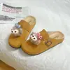 2025 Versátiles Zapatos Birkenstock Slip-On de Moda Coreana Pantuflas de Interior Hogar Nuevos Zuecos Birkenstock