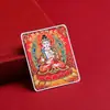 Pintura Thangka Personalizada Dourada da Vida Passada e Presente do Quinto Bodhisattva Manjushri, Núcleo de Pintura Thangka Semipintado à Mão da Raposa de Nove Caudas, Oito Santos Protetores