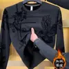 2026 Nova Blusa de Moletom para Comércio Exterior, Inverno Gola Redonda Forrada com Fleece Moda Masculina Versátil Camada Base Quente Forrada com Fleece Manga Longa Blusa Masculina