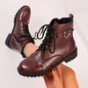Botines Martin de comercio exterior para mujer, botines estilo británico, nueva colección primavera y otoño 2026, con plataforma gruesa para aumentar altura, forma de corazón, talla grande, botas de motociclista
