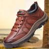 Comercio Exterior Transfronterizo Zapatos de Hombre Talla Grande 2026 Nuevos Zapatos Casuales Estilo Británico Zapatos de Senderismo para Exteriores Antideslizantes para Hombre Zapatos de Cuero para Hombre