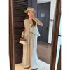 Conjunto de Duas Peças: Colete Patchwork de Renda Estilo Chanel + Calça Wide Leg para Mulheres Novo Moda Tendência Primavera/Verão 2026