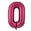 Globo digital de aluminio grande de 40 pulgadas independiente transfronterizo versión de EE. UU. cuerpo delgado Globo digital Decoración de fiesta de Amazon