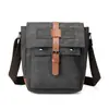Mochila estilo workwear de comercio exterior, bolso cruzado de gran capacidad para pareja para exteriores, bolso de hombro casual a la moda, bolso elegante de color liso