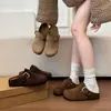 Pantuflas Boken Otoño Suela Gruesa Cómodas 2026 Nuevas Suela Suave Correa de Hebilla para Mujer Moda Versátil Punta Cerrada Simples