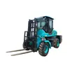 Empilhadeira Off-Road Modelo B de 3,5 Ton Operada por Condutor Tração nas Quatro Rodas Empilhadeira Off-Road Manipulador de Materiais Hidráulico a Diesel Fornecimento Direto do Fabricante