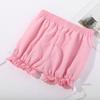 Calças de segurança para meninas para o verão Shorts de fundo de roupas finas Calças de seguro de bloomers para meninas de bebê bonito