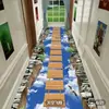 Alfombra Larga de Pasillo Largo y Escaleras de Pasillo de Tres Dimensiones Emocionantes y Aterradoras Entrada a la Sala de Estar Mesa de Café Alfombrilla Alfombra de Mesita de Noche de Dormitorio