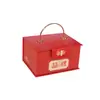 Caja de Dulces para Boda, Caja para Banquete de Boda, Maleta con Tapa Abatible, Caja de Regalo, Caja Vacía, Maleta Perlada, Venta al por Mayor para Dama de Honor y Padrino
