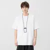 Camisetas Deportivas Transpirables Frescas de Manga Corta de Verano para Hombres y Mujeres, Tops de Marca de Moda de Manga Media Holgados para Parejas, Tops Versátiles