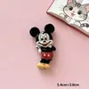 Nuevos Accesorios de Resina DIY de Mickey Mouse de Tamaño Grande Qiqinini Llavero Hebilla de Zapato Pasador Cadena para Teléfono Adornos