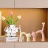 Precio al por Mayor Adornos de Gato Lindo Lujo Ligero Cerámica Decoración de Habitación de Dormitorio Decoración de Entrada de Sala de Estar Adornos Artesanías
