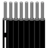 Cabo paralelo de silicone macio especial direto da fábrica, cabo paralelo 16AWG 1,26 quadrado 3 e cabo de silicone sob demanda