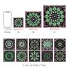 Pegatinas de Pared Autoadhesivas de Hoja Dura Engrosada Transfronterizas para el Hogar Cocina Impermeables y a Prueba de Aceite Decoración de Pared de Sala de Estar Pegatinas de Azulejos de Cristal