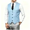 2026 Nueva Moda Británica Chaleco para Traje de Hombre Corte Delgado Chaleco Chaleco de Hombre Venta al por Mayor