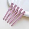 Presilha Bico de Pato Sem Marcação Presilha Grande para Franja Presilha para Cabelo da Testa Cabelo Lateral Quebrado Uma Palavra Nuca Acessórios de Cabelo Feminino de Verão Presilha de Cabelo