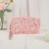 En stock Bol de Malla Octagonal Transparente Tela Bordada de Pétalos Maquillaje Accesorios para el Cabello Zapatos Material de Ropa Bolsa de Decoración DIY