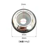 Cuentas de cobre electrochapado para manualidades, cuentas sueltas para abalorios, cuentas planas de ábaco, accesorios para joyería, anillo de goma incorporado ajustable, cuentas de posicionamiento