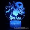 Transfronterizo dedicado a Harry Potter Serie Ciudad del Valle del Río USB luz nocturna creativa 3D LED colorida táctil control remoto lámpara de escritorio