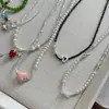 Collar de Plata de Ley 925 para Mujer Colección Serie Otoño e Invierno Hecho a Mano Cadena para Clavícula Versátil Serie de Cadenas de Plata de Colores