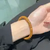 Pulseira de corte reto Natural Cook pulseira Wenwan pulseira temperamento masculino e feminino contas de Buda rosário pulseira Cook