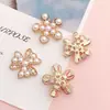 Nuevos Accesorios para Fundas de Teléfono DIY de Aleación Perla Estrella de Mar Flor, Materiales para Decoración de Zuecos al por Mayor