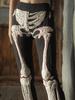 2025 Nova Moda Europeia e Americana da Amazon Halloween Rosto Sorridente Estampado Digital Malha Base Calça Collant Feminina