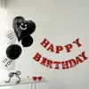 Bandeira de feliz aniversário colorida Macaron direto da fábrica não tecido adereços de foto de flor para bebê de 100 dias