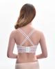 Top de tubo de encaje de verano corto con tirantes de espalda cruzada para belleza sexy push up chaleco estudiante chica de secundaria envuelto pecho interior