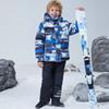 Nuevo Traje de Esquí Doble Tabla para Niños Grueso Cálido Transpirable Permeable al Vapor Pantalones de Algodón Comercio Exterior Original Individual Deportes de Hielo y Nieve