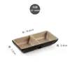 Plato pequeño de melamina multi-compartimentos imitación porcelana plato para salsa barbacoa restaurante coreano plato para condimentos plato para snacks plato para platos fríos Taza cuchara