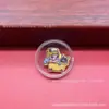 Pegatinas Doradas para Teléfono Móvil Bubble Mart Personalizadas con Fotos, Pegatinas Doradas Puras para Cuaderno, Insignias y Logos de Empresa Personalizados