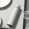 Pode ser pedido com Copo Térmico Mini 316 Aço Inoxidável Gravado, Medição Inteligente de Temperatura, Copo de Água Compacto Portátil, Copo de Chá para Homens e Mulheres