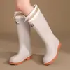 Botas de Moda para Mujer Zapatos de Mujer Elegantes 2026 Caña Alta Suela Suave Verano Impermeables Antideslizantes Suela Plana Versátiles Para Uso en Exteriores Botas Martin