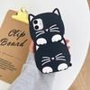 Funda luminosa para teléfono móvil de gato nuevo transfronterizo Apple 13 silicona suave para iphone12 gato barbudo funda protectora 3D